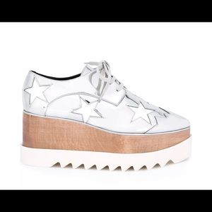 Stella McCartney Silver Elyse Platforms